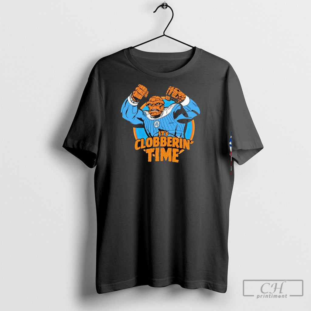 Its Clobberin Time Fantastic Four Unisex T-shirt, Sweatshirt, Hoodie, Long Sleeve Tee - T-Shirt, Sweatshirt, Hoodie