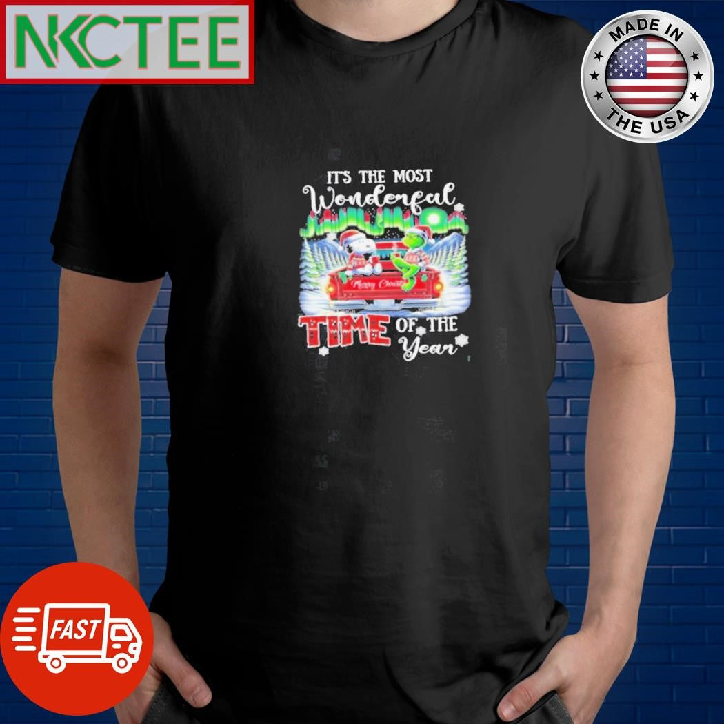 Its The Most Wonderful Time Of The Year Grinch Shirt Unisex T-shirt, Sweatshirt, Hoodie, Long Sleeve Tee - T-Shirt, Sweatshirt, Hoodie