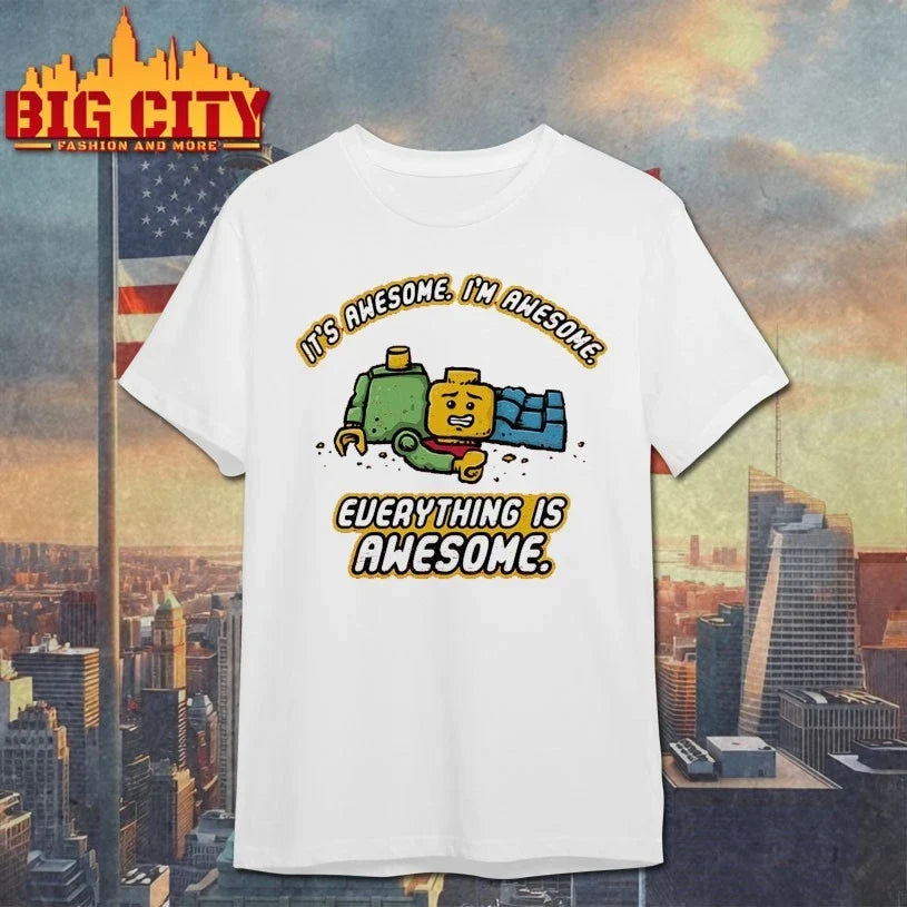 It’s awesome i’m awesome everything is awesome shirt Unisex T-shirt, Sweatshirt, Hoodie, Long Sleeve Tee - T-Shirt, Sweatshirt, Hoodie