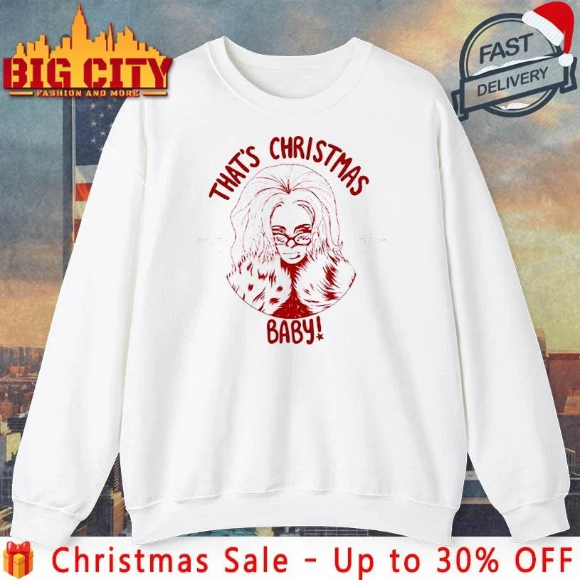 JADE That’s Christmas Baby shirt Unisex T-shirt, Sweatshirt, Hoodie, Long Sleeve Tee - T-Shirt, Sweatshirt, Hoodie