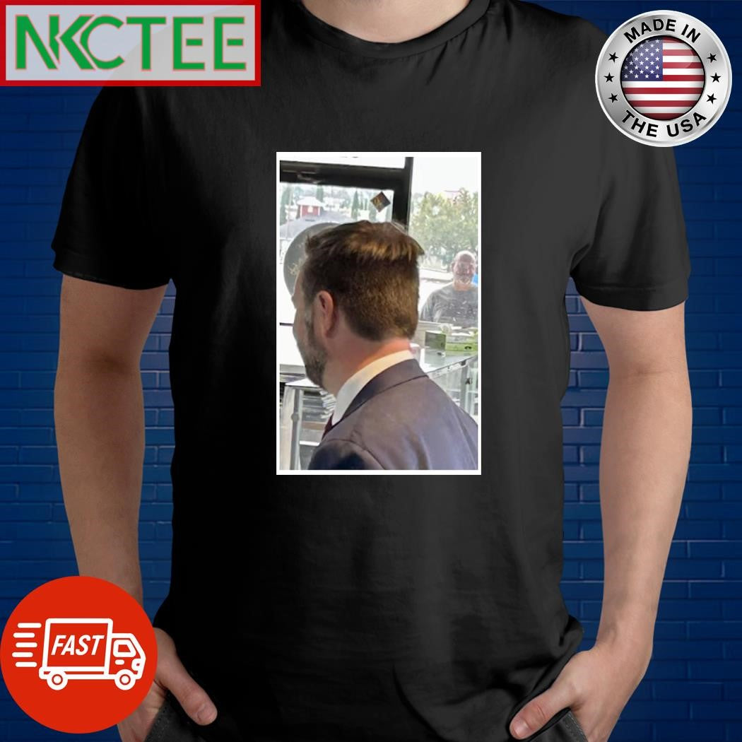 JD Vance with an awkward haircut shirt Unisex T-shirt, Sweatshirt, Hoodie, Long Sleeve Tee - T-Shirt, Sweatshirt, Hoodie
