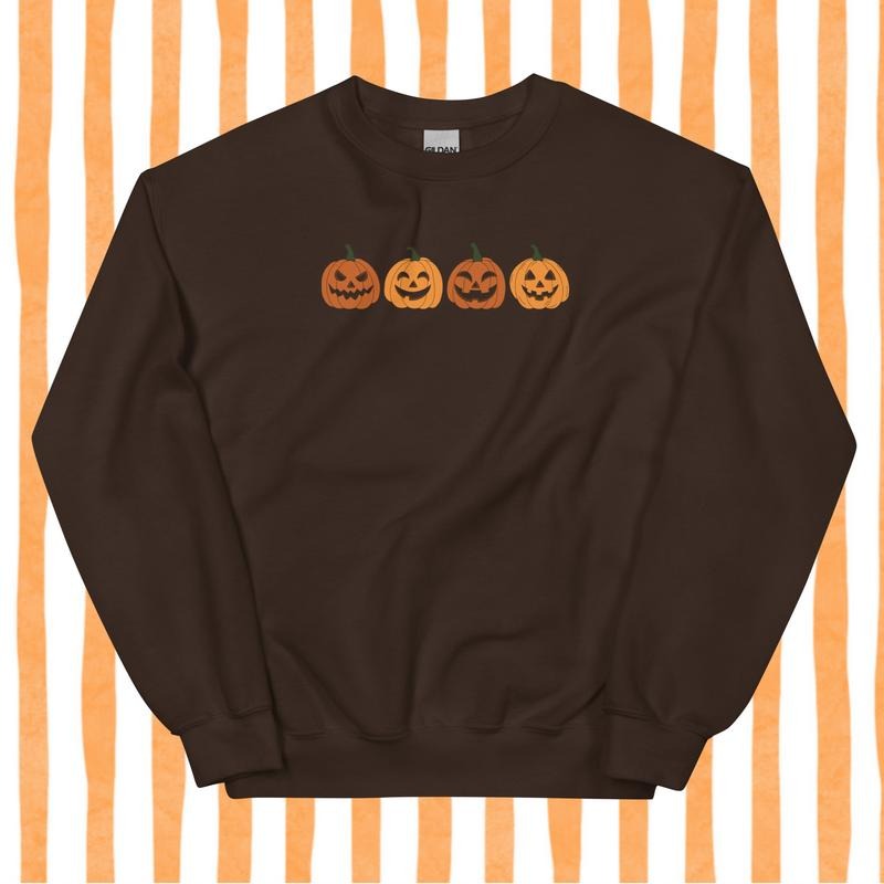 Jack O Lantern Pumpkin Halloween Relaxed Fit Printed USA Womenswear Casual Comfort Cotton Top Athletic Boho Chic T-Shirts, Hoodie, Sweatshirt - T-Shirt, Sweatshirt, Hoodie
