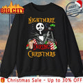 Jack Skellington Nightmare During Christmas shirt Unisex T-shirt, Sweatshirt, Hoodie, Long Sleeve Tee - T-Shirt, Sweatshirt, Hoodie