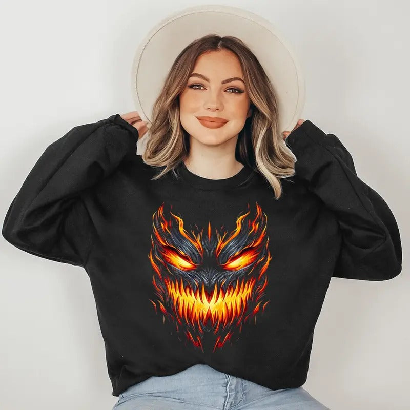 Jack O Lantern Scary Pumpkin Halloween T-Shirts, Hoodie, Sweatshirt - T-Shirt, Sweatshirt, Hoodie