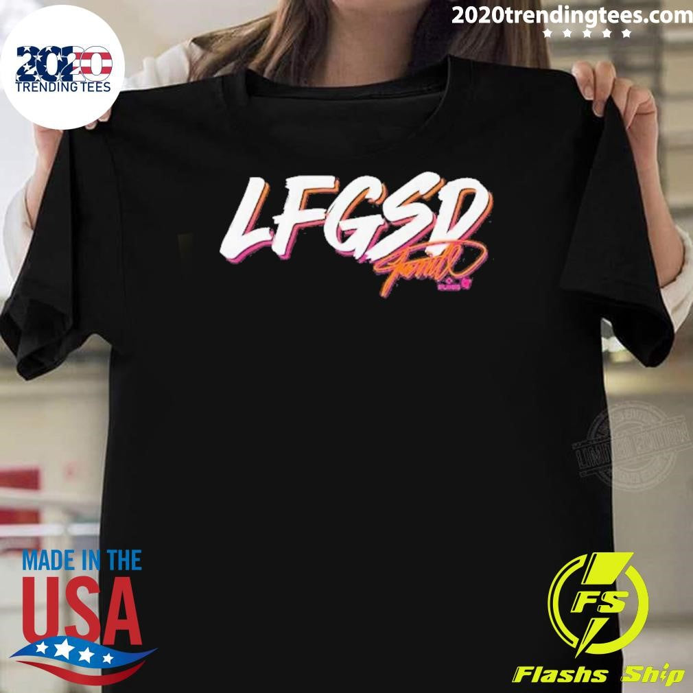 Jackson Merrill LFGSD Signature Shirt Unisex T-shirt, Sweatshirt, Hoodie, Long Sleeve Tee - T-Shirt, Sweatshirt, Hoodie