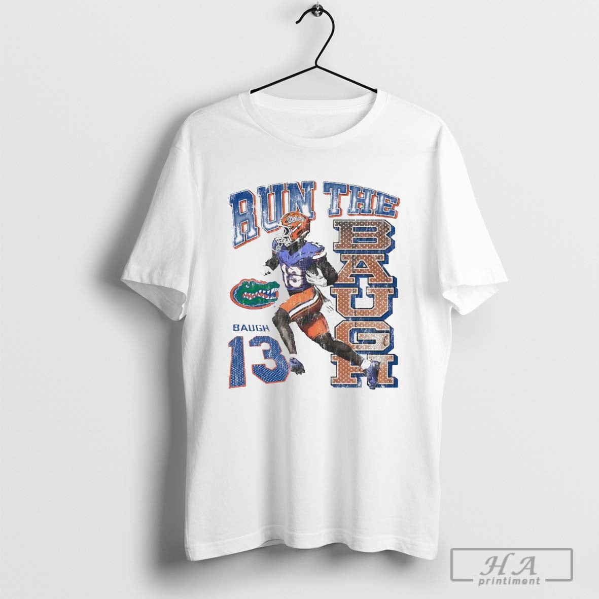 Jadan Baugh Florida Gators Run The Baugh Vintage Graphic Unisex T-shirt, Sweatshirt, Hoodie, Long Sleeve Tee - T-Shirt, Sweatshirt, Hoodie