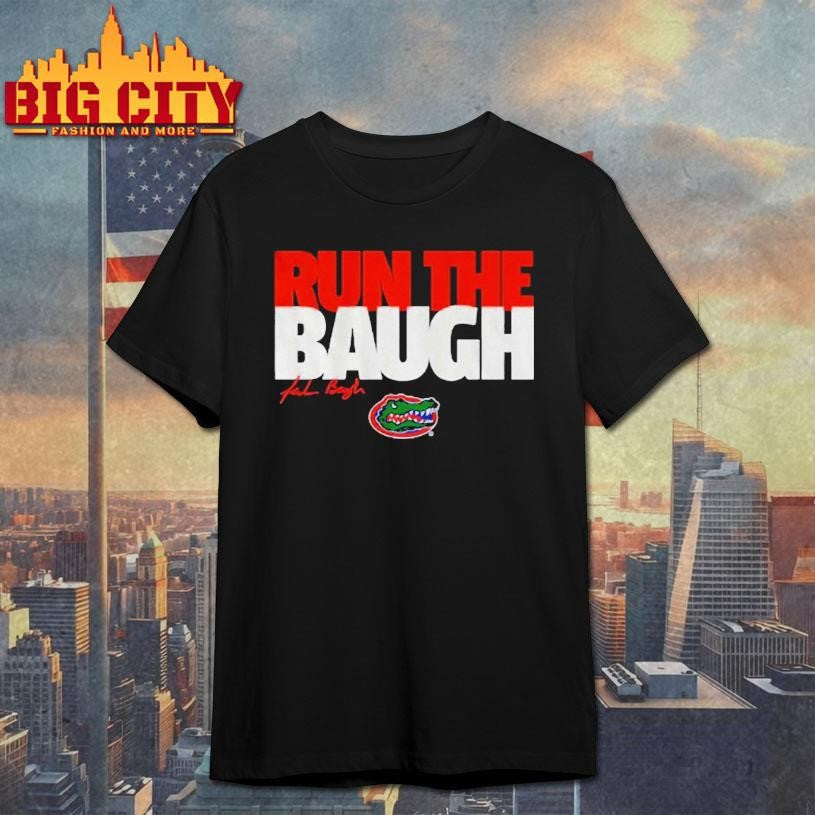 Jadan Baugh Run The Baugh Florida Gators Football 2025 Shirt Unisex T-shirt, Sweatshirt, Hoodie, Long Sleeve Tee - T-Shirt, Sweatshirt, Hoodie
