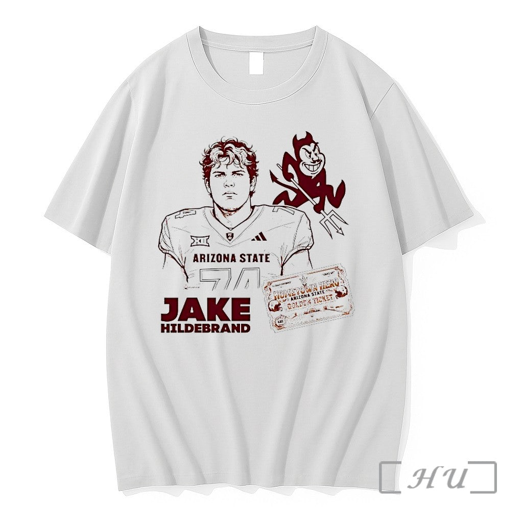 Jake Hildebrand Arizona State Sun Devils Hometown Hero Golden Ticket Tshirts Sweater Unisex T-shirt, Sweatshirt, Hoodie, Long Sleeve Tee - T-Shirt, Sweatshirt, Hoodie
