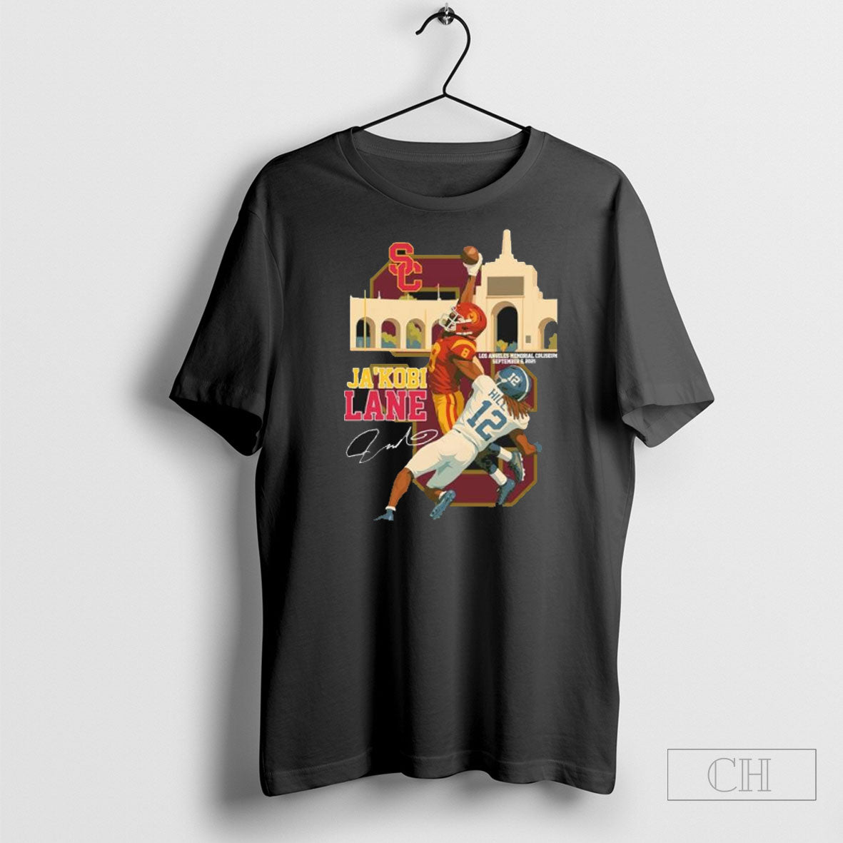 Jakobi Lane Trojans Rise High Catch Unisex T-shirt, Sweatshirt, Hoodie, Long Sleeve Tee - T-Shirt, Sweatshirt, Hoodie