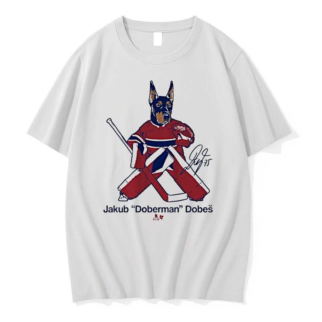 Jakub Dobes Doberman Montreal Canadiens Dog Tshirts Sweater Hoodie Jpg Unisex T-shirt, Sweatshirt, Hoodie, Long Sleeve Tee - T-Shirt, Sweatshirt, Hoodie
