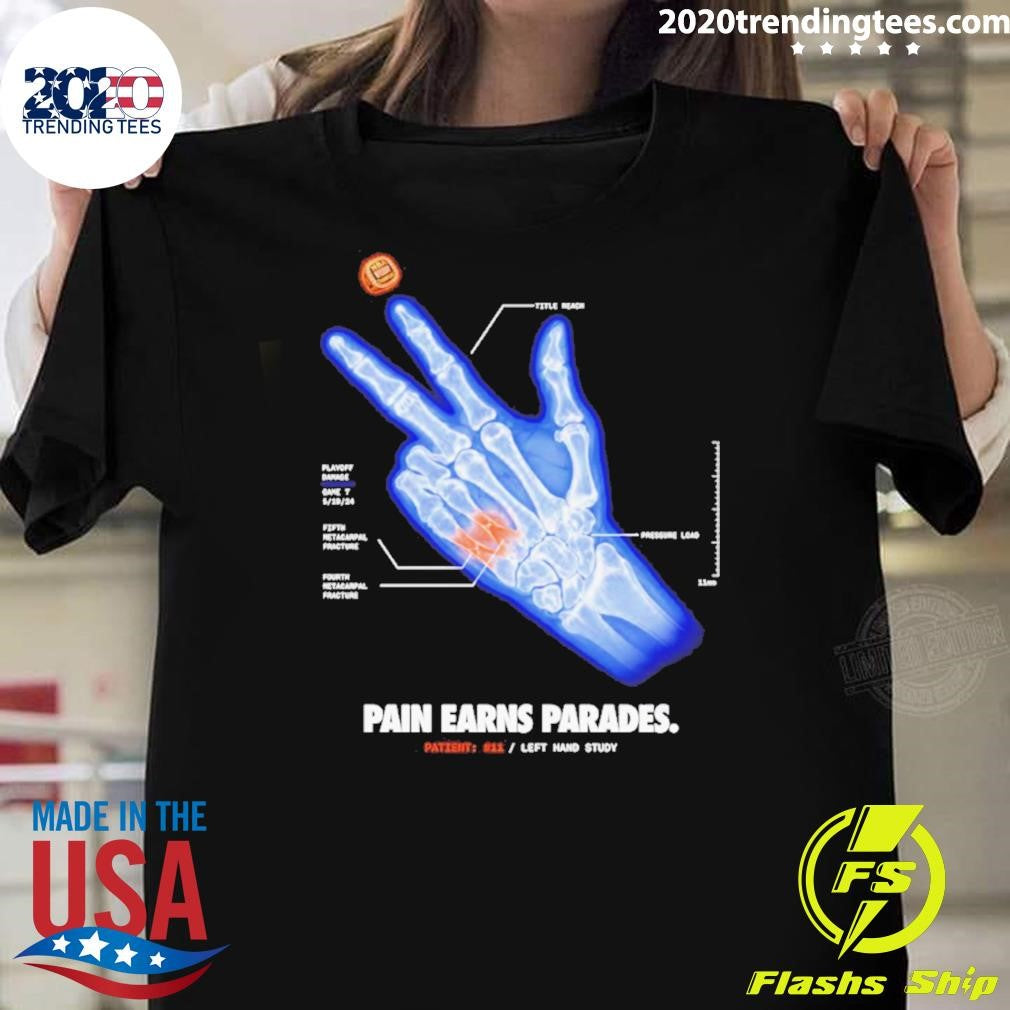 Jalen Brunson X-ray Pain Earns Parades Left Hand Study Shirt Unisex T-shirt, Sweatshirt, Hoodie, Long Sleeve Tee - T-Shirt, Sweatshirt, Hoodie