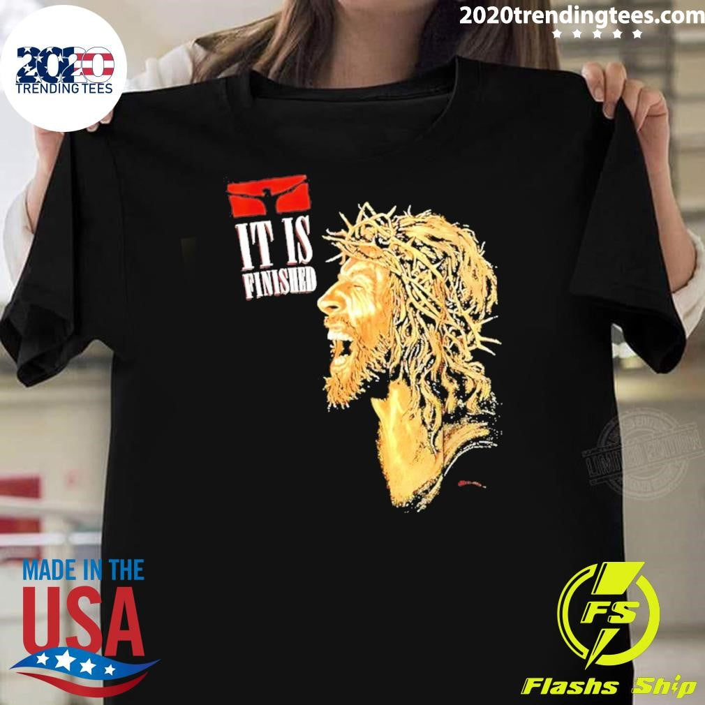 Jalen Williams Okc Thunder Wearing Jesus It Is Finished Vintage Shirt Unisex T-shirt, Sweatshirt, Hoodie, Long Sleeve Tee - T-Shirt, Sweatshirt, Hoodie