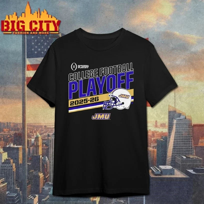 James Madison Dukes 2025 CFP College football playoff shirt Unisex T-shirt, Sweatshirt, Hoodie, Long Sleeve Tee - T-Shirt, Sweatshirt, Hoodie