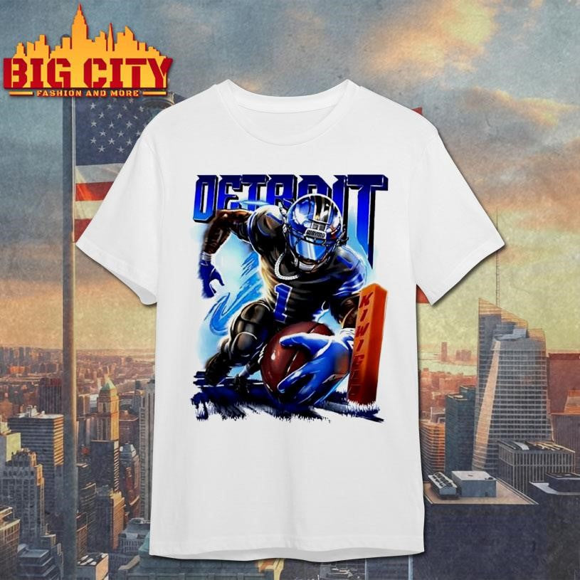 Jameson Williams Detroit Lions Waymo Running Shirt Unisex T-shirt, Sweatshirt, Hoodie, Long Sleeve Tee - T-Shirt, Sweatshirt, Hoodie
