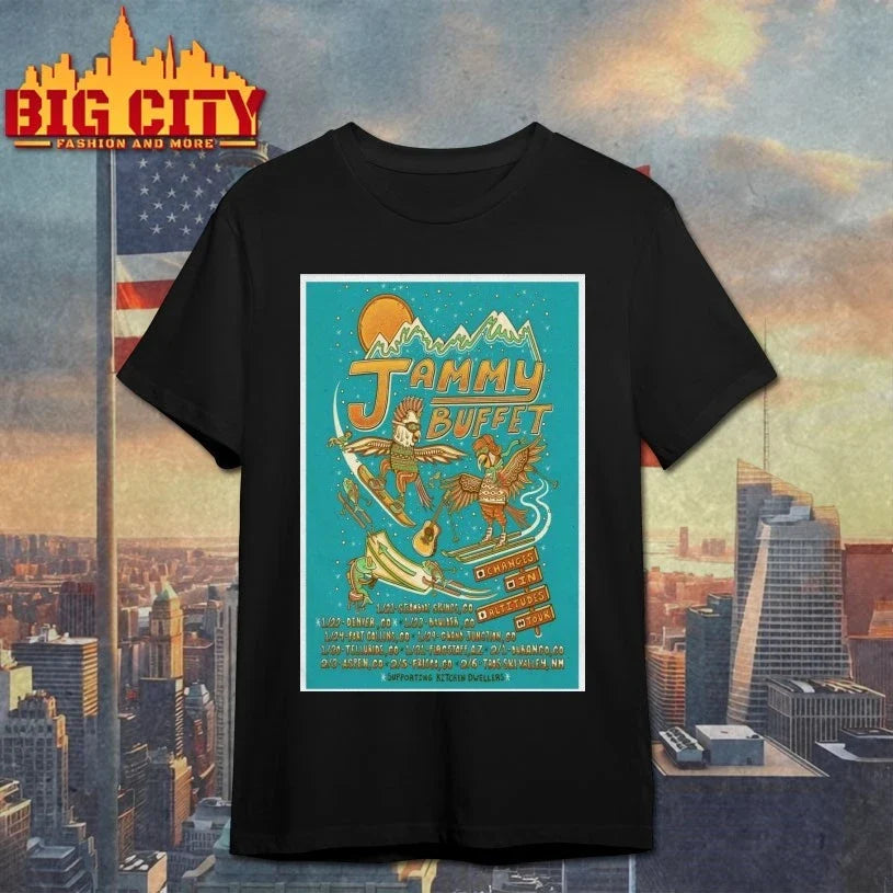 Jammy Buffet Changes In Alttudes Tour 26 Poster shirt Unisex T-shirt, Sweatshirt, Hoodie, Long Sleeve Tee - T-Shirt, Sweatshirt, Hoodie