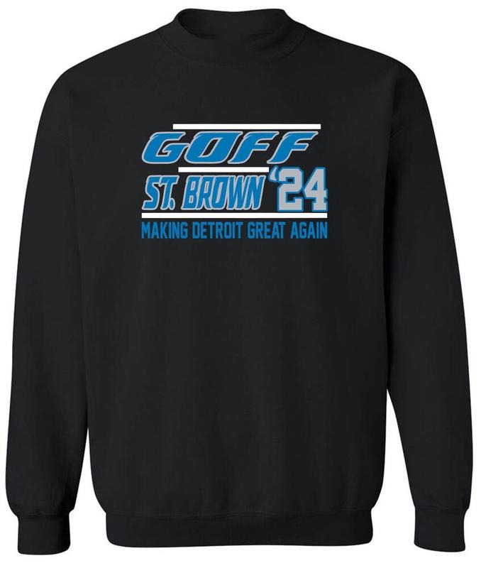 Jared Goff Amon Ra St. Brown Lions 2024 T-Shirts, Hoodie, Sweatshirt - T-Shirt, Sweatshirt, Hoodie