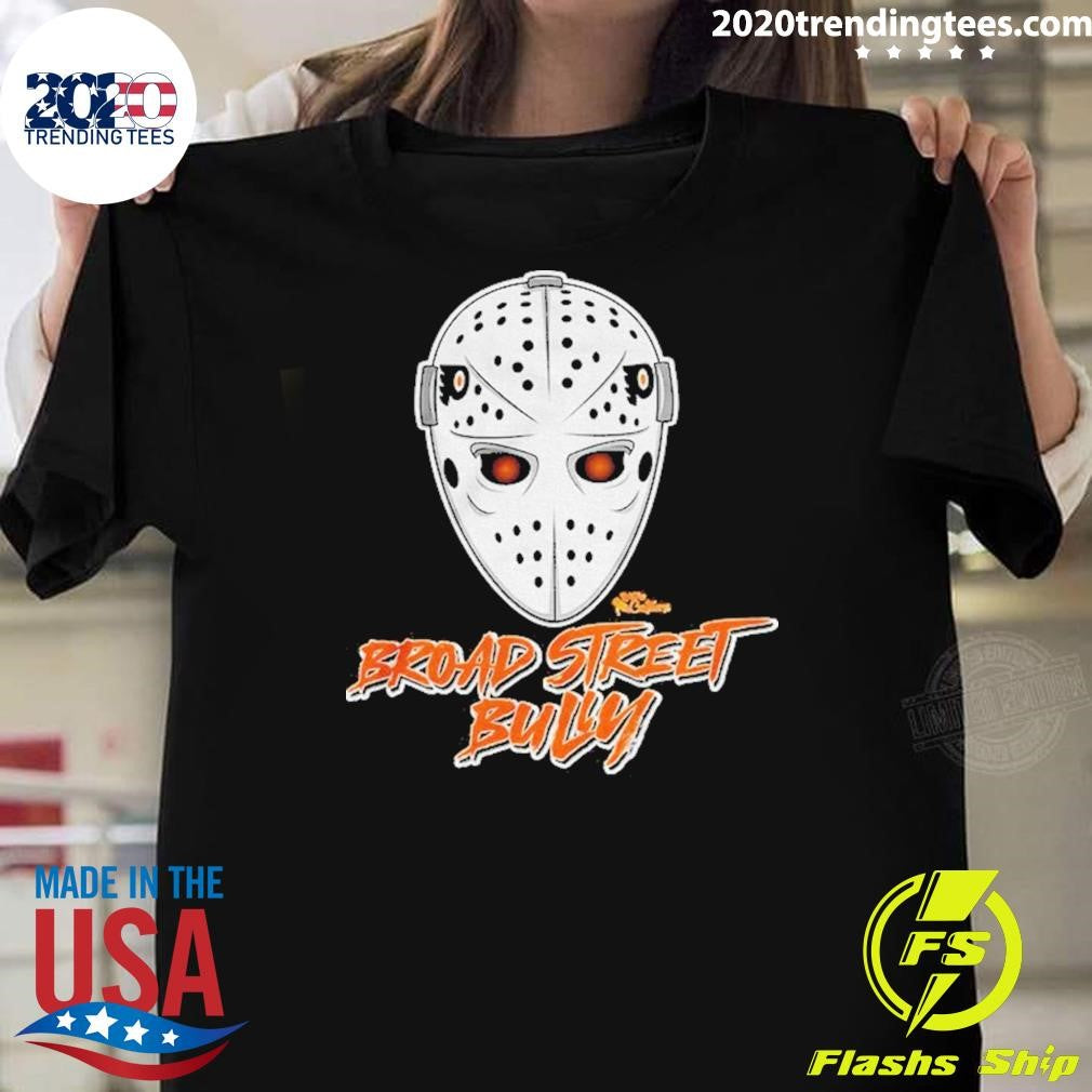 Jason Voorhees Philadelphia Flyers Hockey Mask Broad Street Bullies 2026 Shirt Unisex T-shirt, Sweatshirt, Hoodie, Long Sleeve Tee - T-Shirt, Sweatshirt, Hoodie