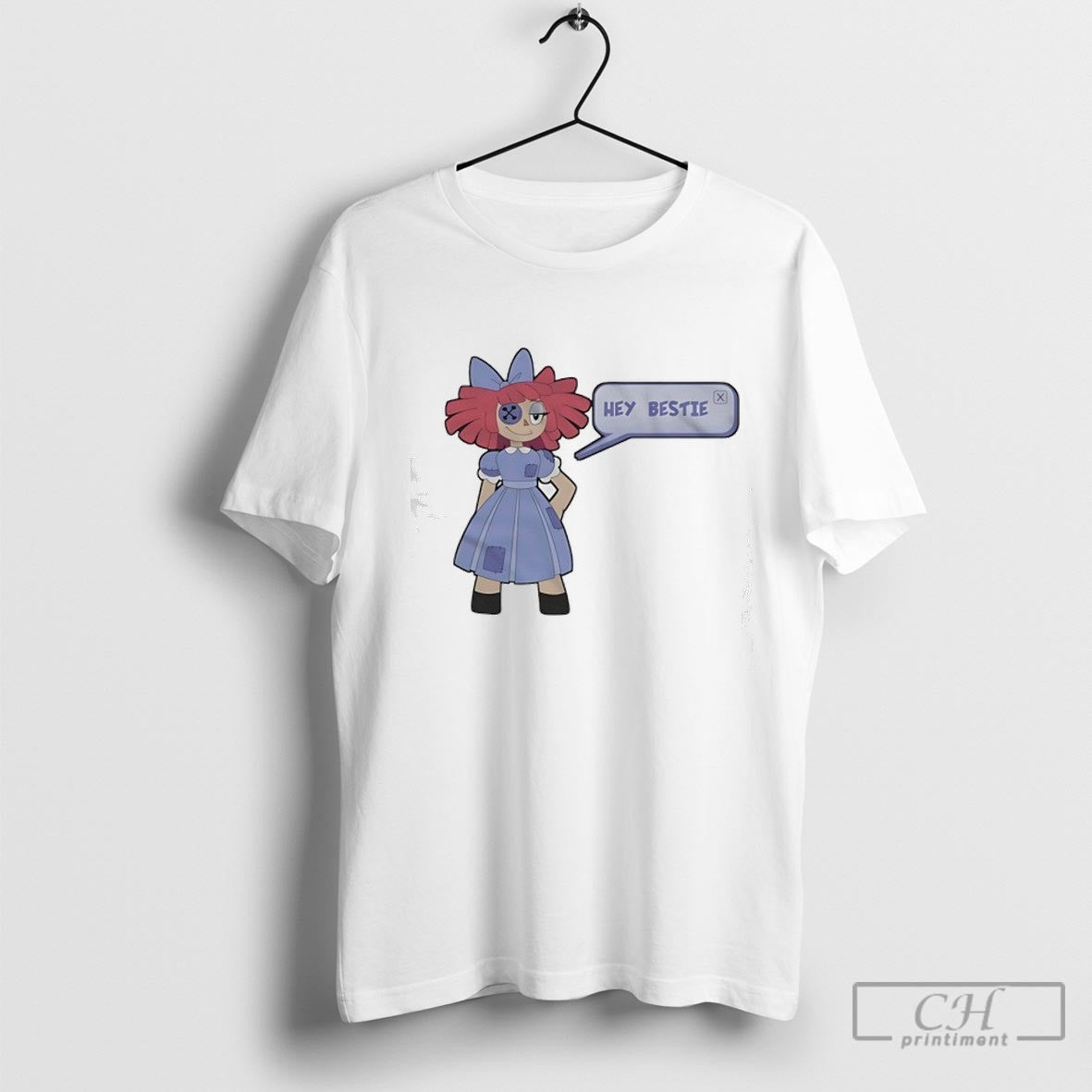 Jax Toy From The Amazing Digital Circus Hey Bestie Shirt Sweater Unisex T-shirt, Sweatshirt, Hoodie, Long Sleeve Tee - T-Shirt, Sweatshirt, Hoodie