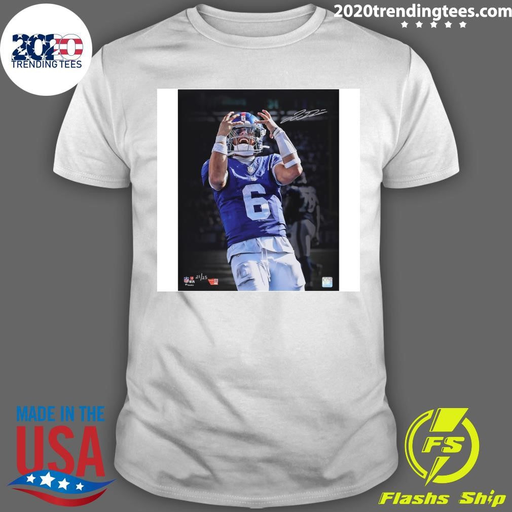 Jaxson Dart New York Giants Signature Shirt Unisex T-shirt, Sweatshirt, Hoodie, Long Sleeve Tee - T-Shirt, Sweatshirt, Hoodie