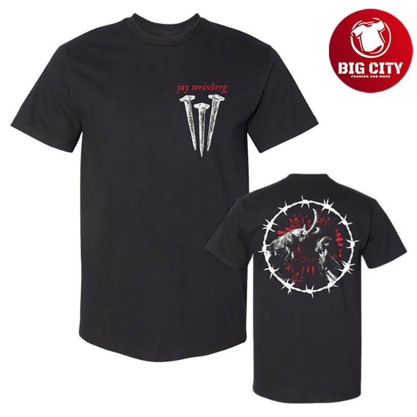 Jay Weinberg W Nails First Blood Two Sided Shirt Unisex T-shirt, Sweatshirt, Hoodie, Long Sleeve Tee - T-Shirt, Sweatshirt, Hoodie