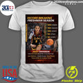 Jazzy Davidson Made History USC Womens Basketball Shirt Unisex T-shirt, Sweatshirt, Hoodie, Long Sleeve Tee - T-Shirt, Sweatshirt, Hoodie