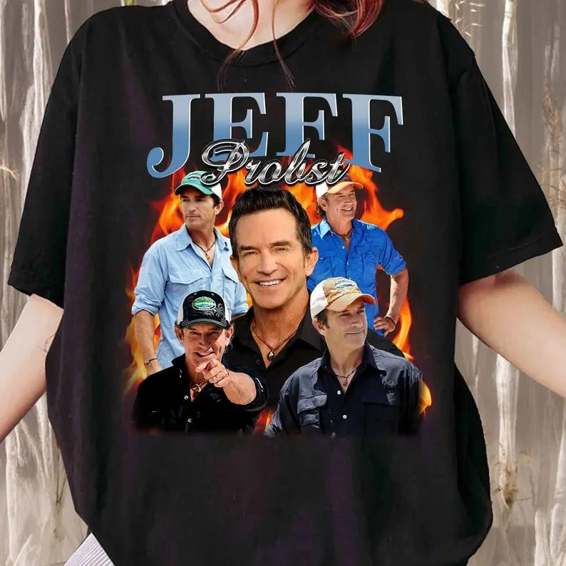 Jeff Probst Shirt Jeff Probst Presenter Homage Shirt Television Presenter TV Producer Shirt T-Shirts, Hoodie, Sweatshirt - T-Shirt, Sweatshirt, Hoodie