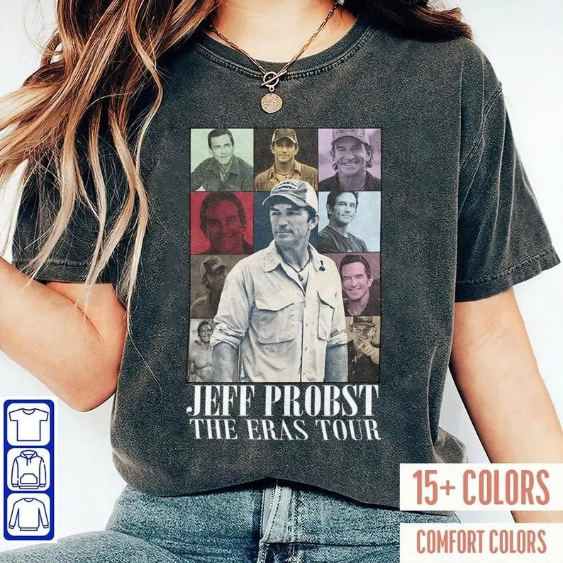 Jeff Probst Shirt Jeff Probst Presenter Homage Shirt Television Presenter TV Producer Shirt Fan T-Shirts, Hoodie, Sweatshirt - T-Shirt, Sweatshirt, Hoodie