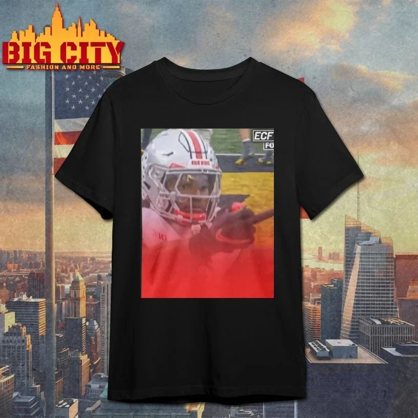 Jeremiah Smith Flips Off Michigan Fans shirt Unisex T-shirt, Sweatshirt, Hoodie, Long Sleeve Tee - T-Shirt, Sweatshirt, Hoodie