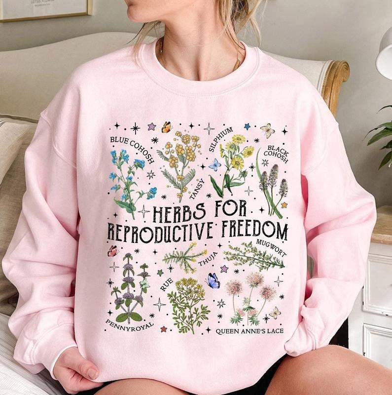 Jessie J Ross Herbs Reproductive Freedom Rights Herbs Lover Smooth Fabric Streetwear T-Shirts, Hoodie, Sweatshirt - T-Shirt, Sweatshirt, Hoodie