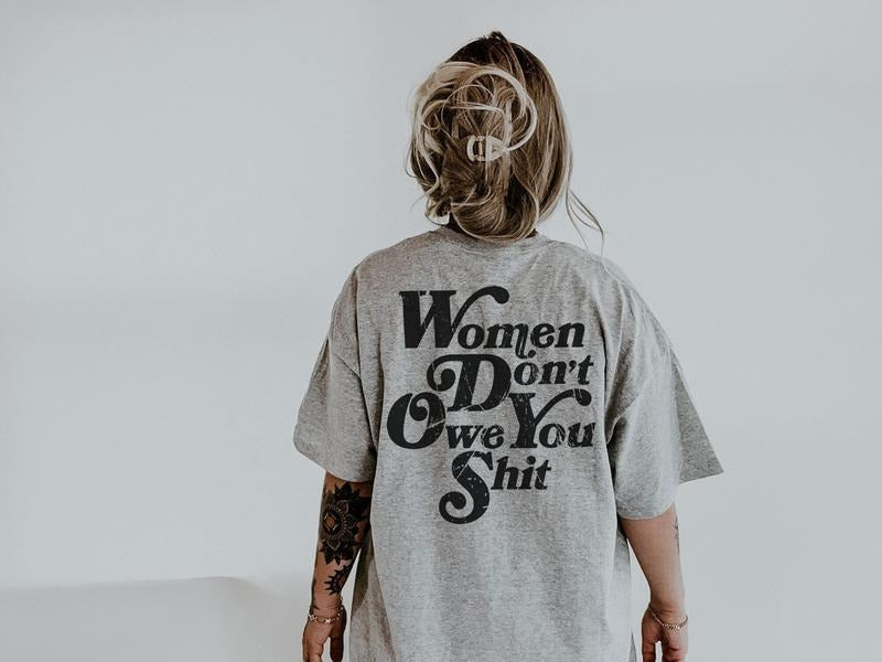 Jessie J Ross Don'T Owe You Shit Rights Pro Choice Roe V Wade Smooth Fabric Streetwear T-Shirts, Hoodie, Sweatshirt - T-Shirt, Sweatshirt, Hoodie