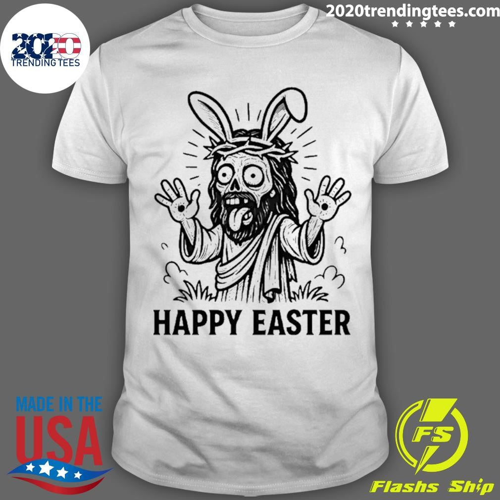 Jesus Happy Easter Shirt Unisex T-shirt, Sweatshirt, Hoodie, Long Sleeve Tee - T-Shirt, Sweatshirt, Hoodie