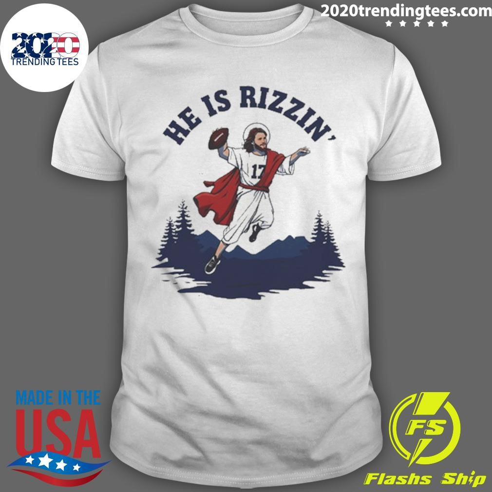 Jesus He is Rizzin Christian Easter Shirt Unisex T-shirt, Sweatshirt, Hoodie, Long Sleeve Tee - T-Shirt, Sweatshirt, Hoodie