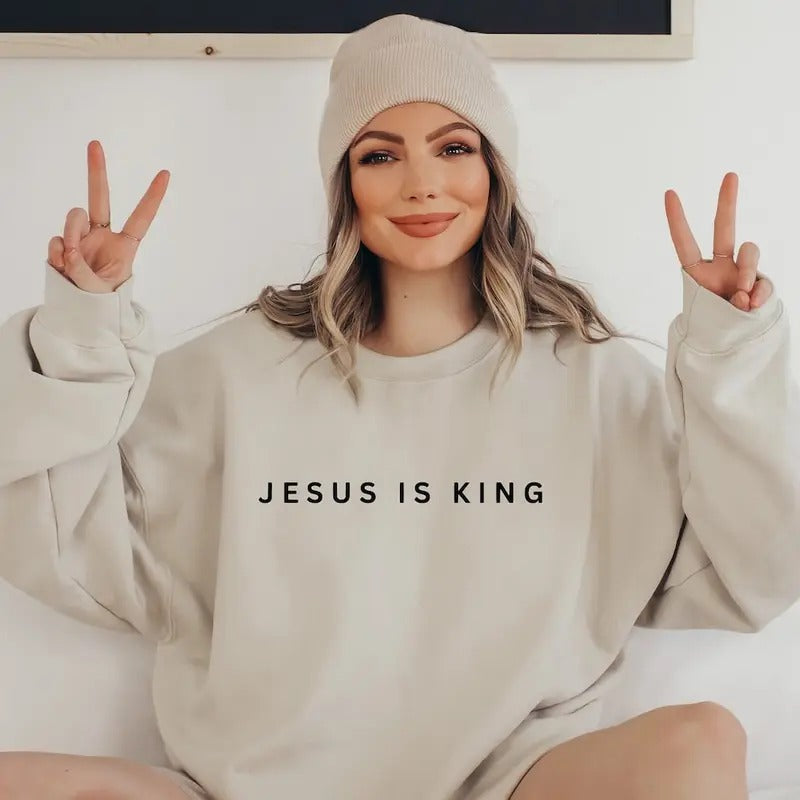 Jesus Is King Christian Faith Jesus Is King T-Shirts, Hoodie, Sweatshirt - T-Shirt, Sweatshirt, Hoodie