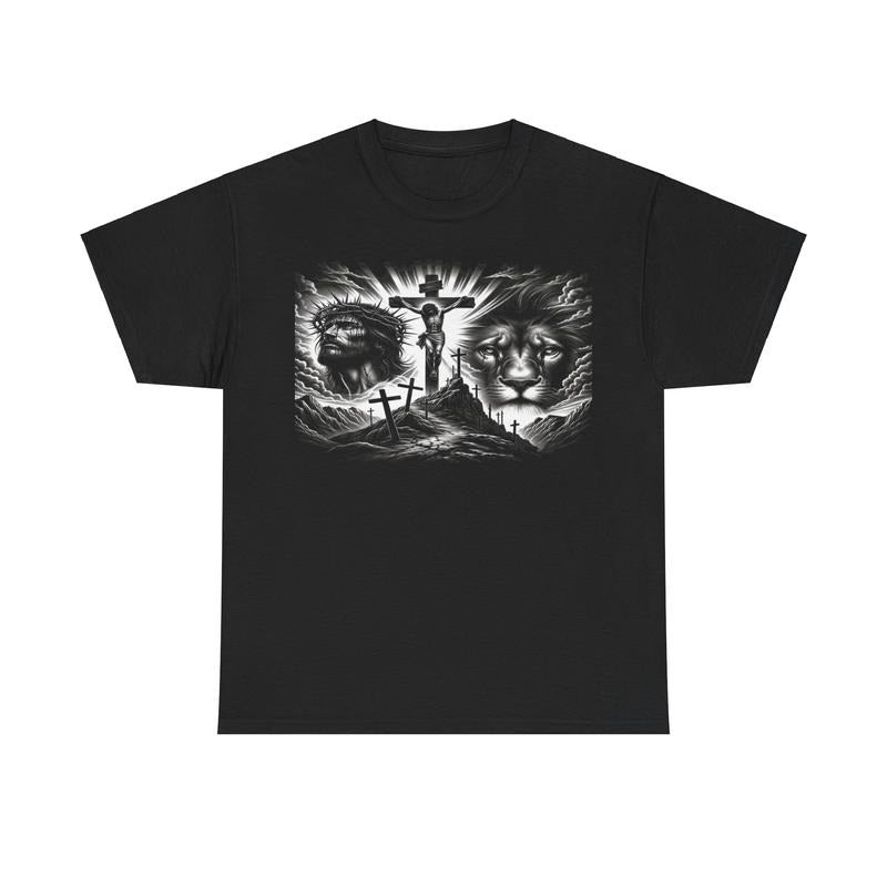 Jesus Is King Vintage Crucifixion Cross Retro 90s Styled Streetwear Shirt Menswear Top Classic Cotton Smooth Underwear Man Short Sleeve T-Shirts, Hoodie, Sweatshirt - T-Shirt, Sweatshirt, Hoodie