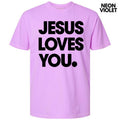 Jesus Loves You Comfort Colors T-Shirts, Hoodie, Sweatshirt - T-Shirt, Sweatshirt, Hoodie