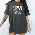 Jesus Loves You I'M Trying Comfort Colors Shirt Sarcastic Unhinged Funny Religious Jesus Lovers T-Shirts, Hoodie, Sweatshirt - T-Shirt, Sweatshirt, Hoodie