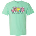 Jesus Neon Spotted Comfort Colors 'NLB' T-Shirts, Hoodie, Sweatshirt - T-Shirt, Sweatshirt, Hoodie