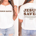 Jesus Saves Shirt Christian Brown Christian Shirt Jesus Christian Streetwear Bible Verse Shirt TK43GN T-Shirts, Hoodie, Sweatshirt - T-Shirt, Sweatshirt, Hoodie