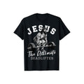 Jesus Deadlifter Funny Pure Cotton Casual Crew Neck Short Sleeve Tops T-Shirts, Hoodie, Sweatshirt - T-Shirt, Sweatshirt, Hoodie