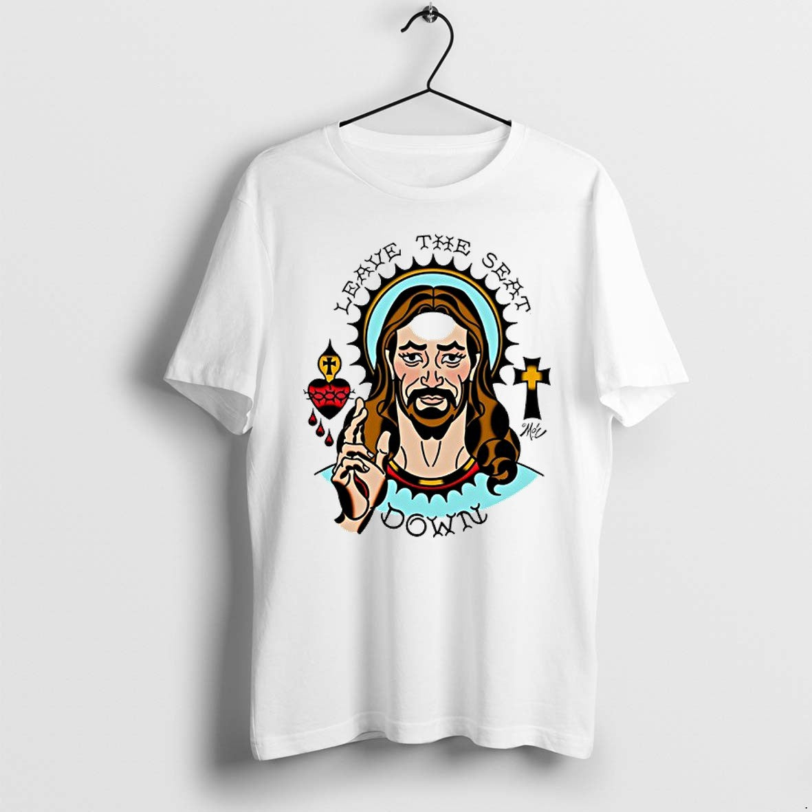Jesus Leave The Seat Down Graphic Tshirts Sweater Hoodie Jpg Unisex T-shirt, Sweatshirt, Hoodie, Long Sleeve Tee - T-Shirt, Sweatshirt, Hoodie