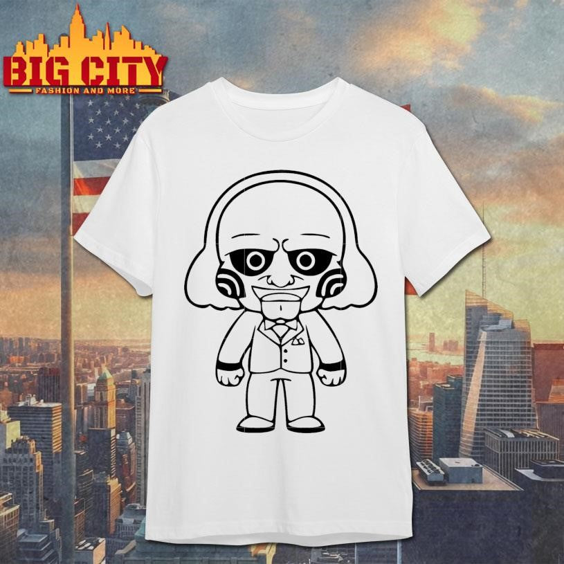 Jigsaw chibi horror design Shirt Unisex T-shirt, Sweatshirt, Hoodie, Long Sleeve Tee - T-Shirt, Sweatshirt, Hoodie