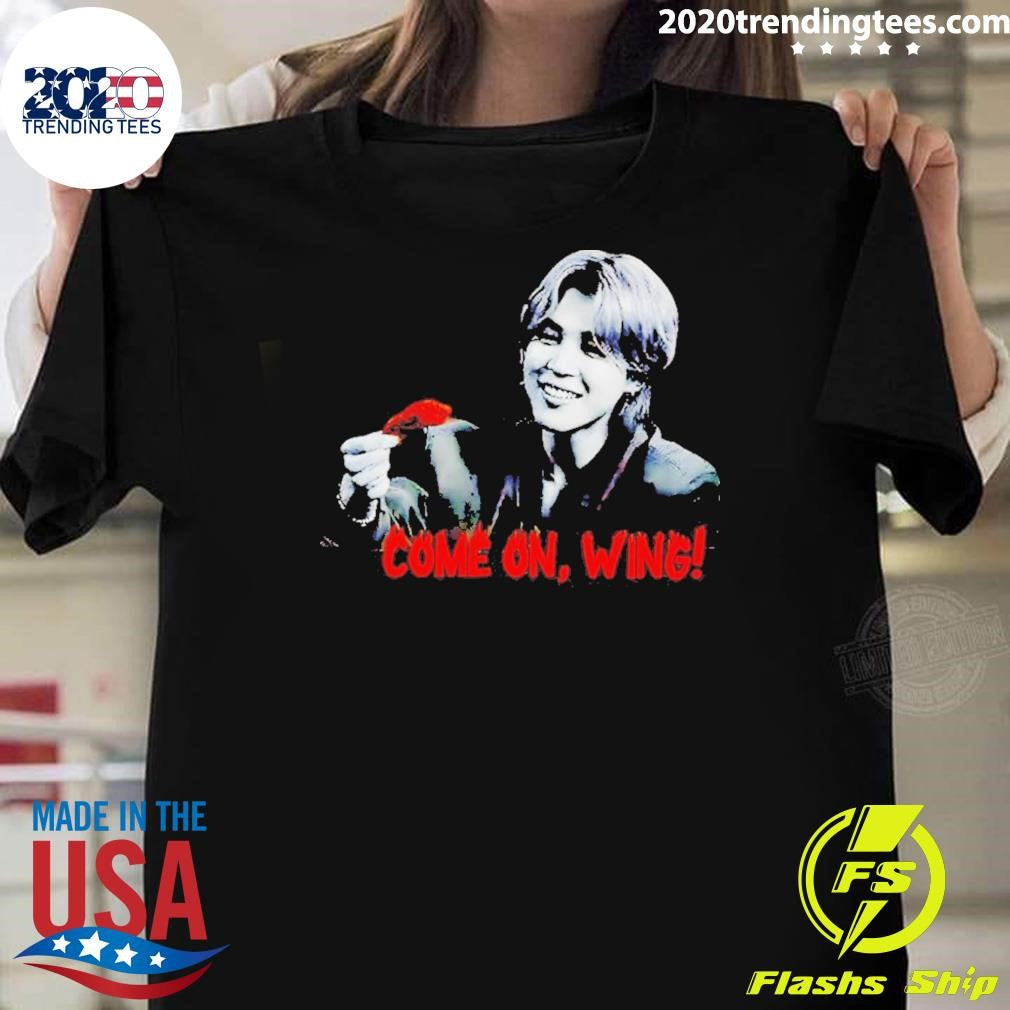 Jimin Bts Come On Wing Arirang World Tour Kpop 2026 Vintage Shirt Unisex T-shirt, Sweatshirt, Hoodie, Long Sleeve Tee - T-Shirt, Sweatshirt, Hoodie