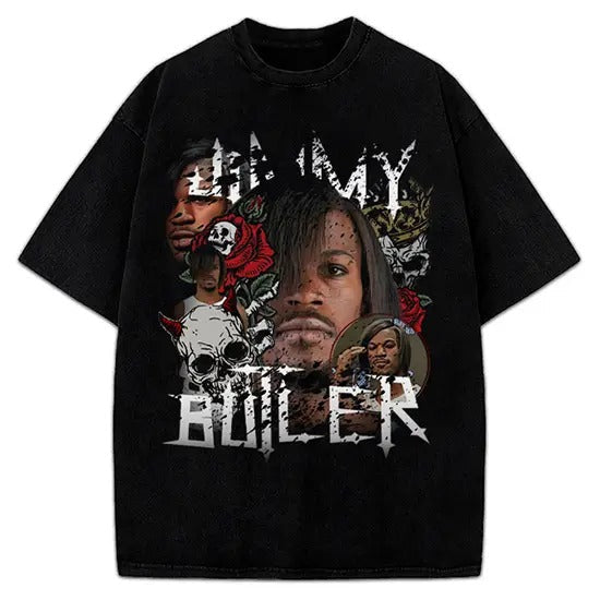 Jimmy Butler Emo Long Hair Himmy Funny Skull Roses Custom Cotton Menswear Soft T-Shirts, Hoodie, Sweatshirt - T-Shirt, Sweatshirt, Hoodie