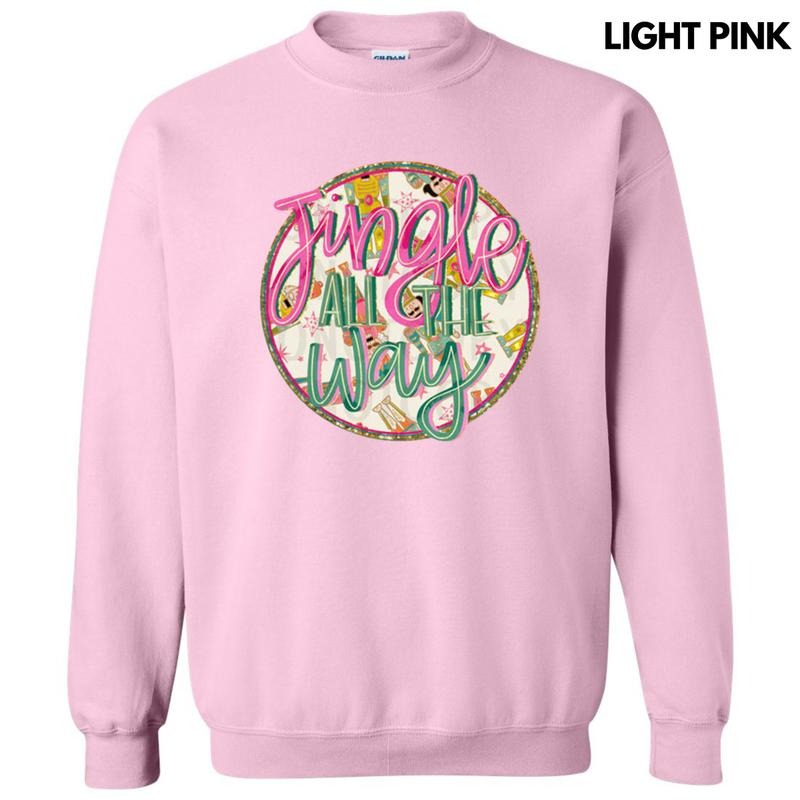 Jingle All Way Faux Glitter T-Shirts, Hoodie, Sweatshirt - T-Shirt, Sweatshirt, Hoodie