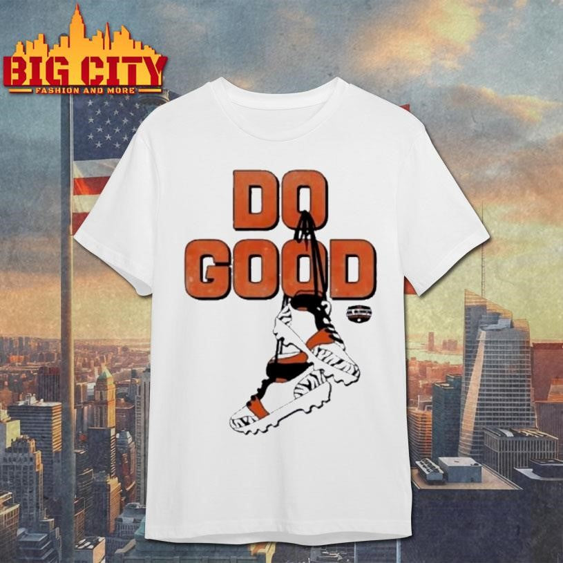 Joe Burrow Do Good Hanging Cleats Shirt Unisex T-shirt, Sweatshirt, Hoodie, Long Sleeve Tee - T-Shirt, Sweatshirt, Hoodie