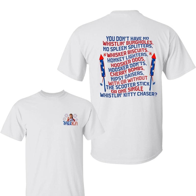 Joe Dirt 4th July Shirt Cotton Funny 2 Sided Merica Full Color Casual Menswear Top Perfect T-Shirts, Hoodie, Sweatshirt - T-Shirt, Sweatshirt, Hoodie