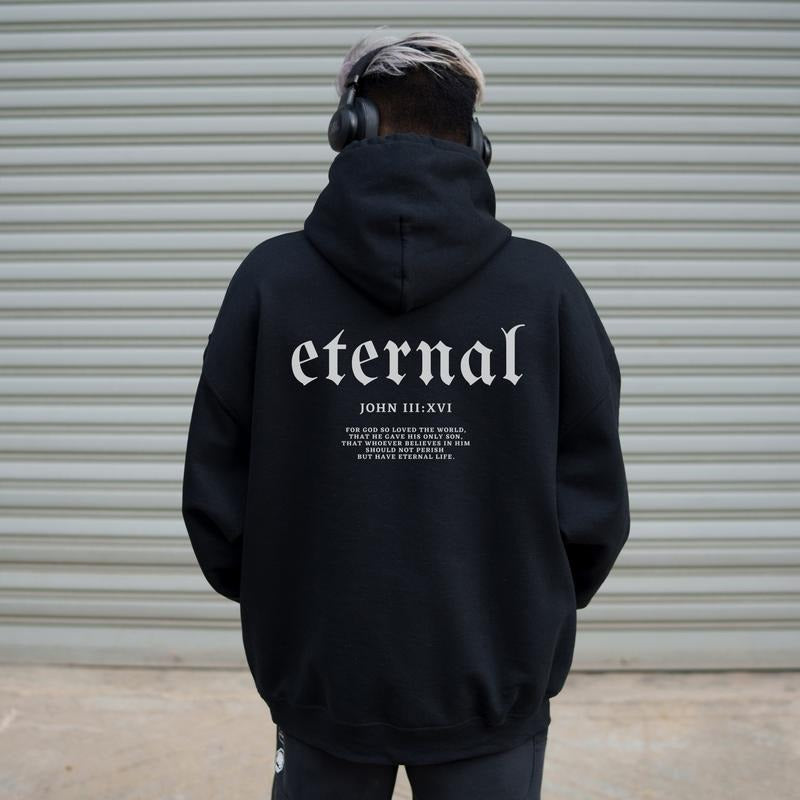 John 3:16 Christian Eternal Gospel Bible Verse Christian Streetwear Christian Jesus T-Shirts, Hoodie, Sweatshirt - T-Shirt, Sweatshirt, Hoodie
