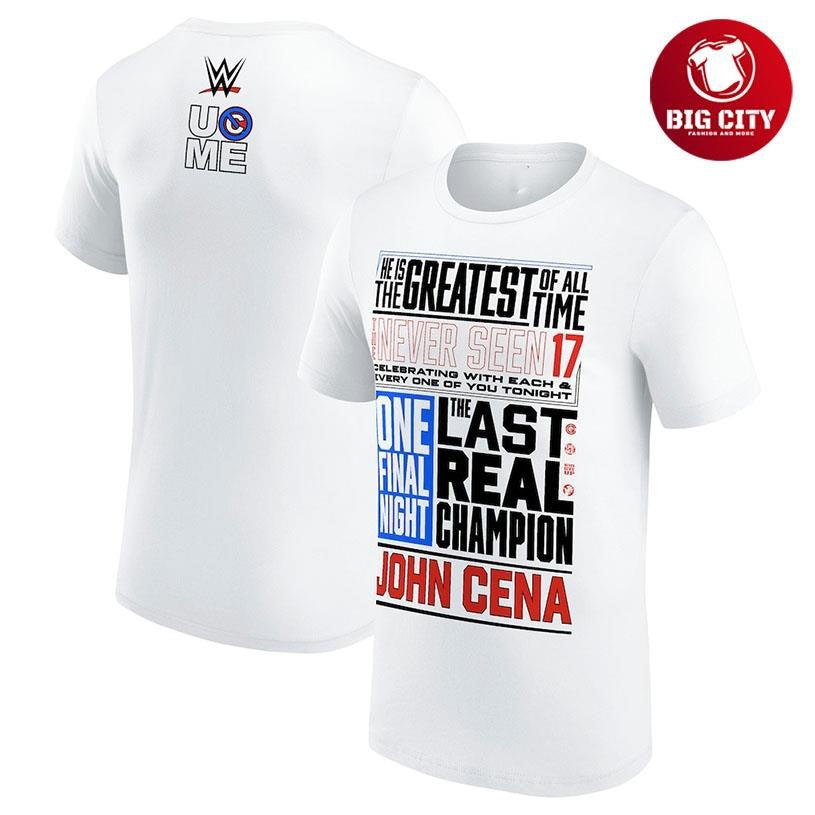 John Cena Never Seen 17 Phrase Two Sided Shirt Unisex T-shirt, Sweatshirt, Hoodie, Long Sleeve Tee - T-Shirt, Sweatshirt, Hoodie