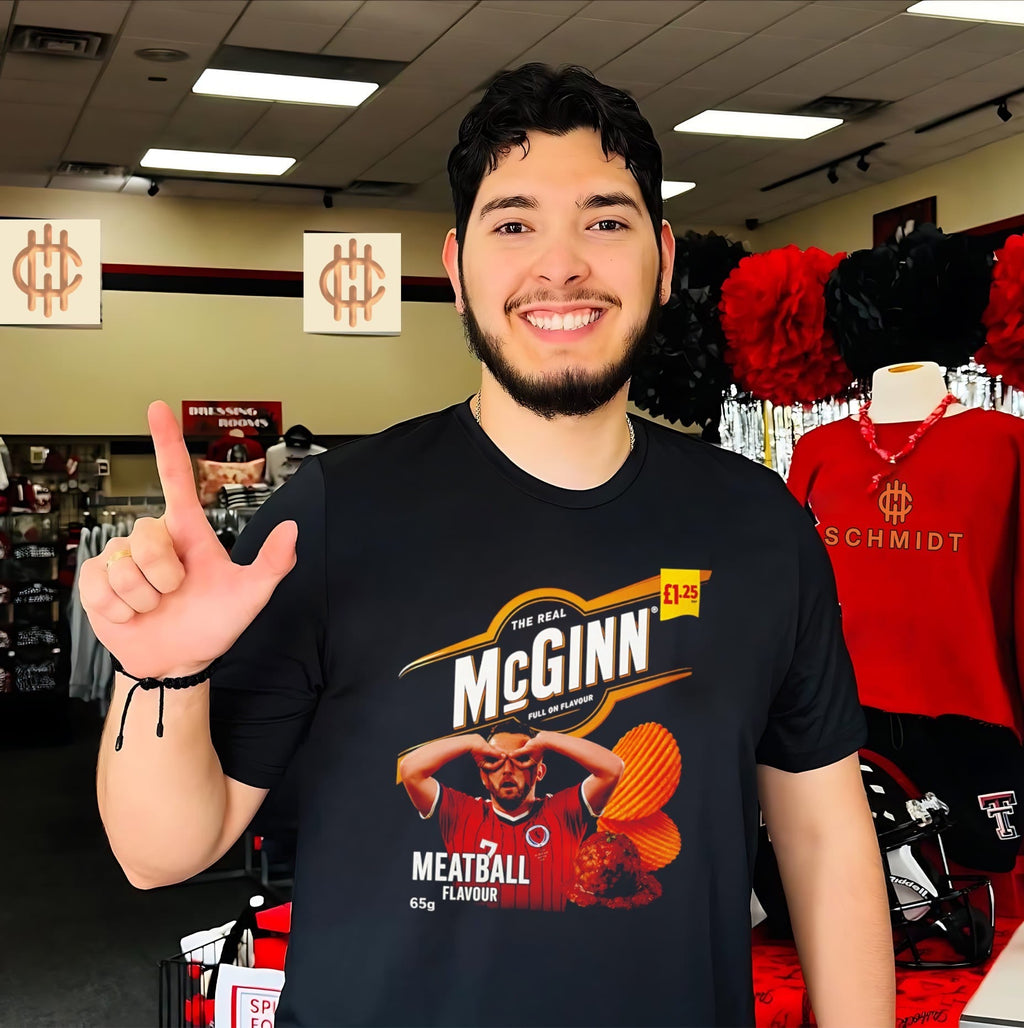 John McGinn Scotland National Team Meatball Flavour shirt Unisex T-shirt, Sweatshirt, Hoodie, Long Sleeve Tee - T-Shirt, Sweatshirt, Hoodie