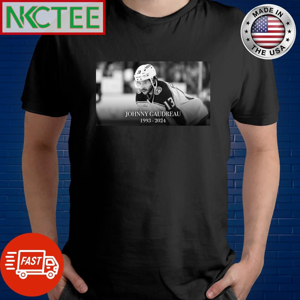 Johnny Gaudreau 1993 2024 shirt Unisex T-shirt, Sweatshirt, Hoodie, Long Sleeve Tee - T-Shirt, Sweatshirt, Hoodie